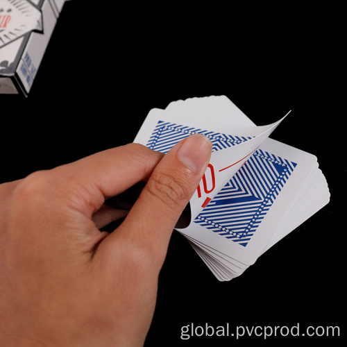 Plastic Poker Cards with Box Double deck customized printing plastic playing cards Supplier